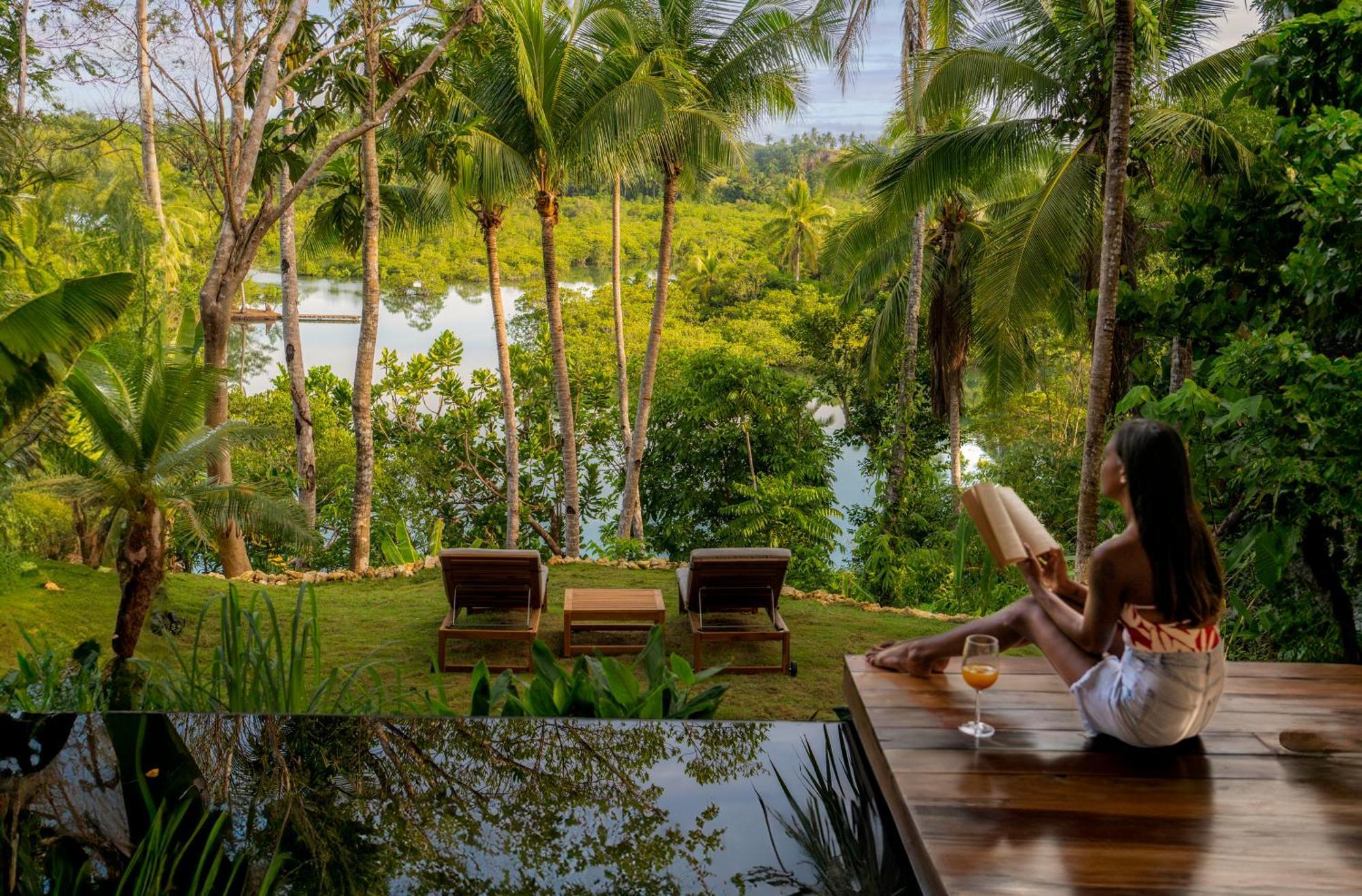 Private Villa With Pool - Kalani River Villas General Luna  Exterior foto